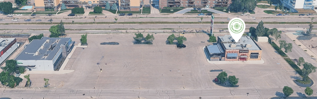 Winnipeg Sunday Night Cruise location - Winnipeg Cruising Culture at Fionn MacCools Grant Park map
